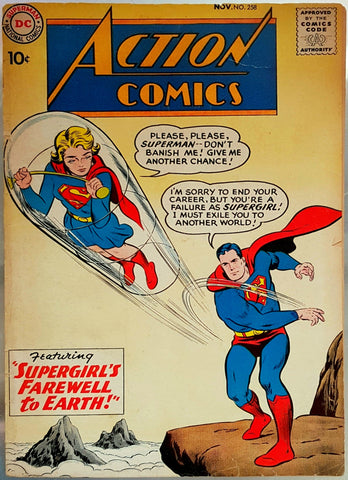 Action Comics (Vol. 1) #258 - Supergirl discovers Superman's secret identity