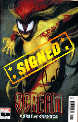 Scream: Curse of Carnage #1 - Artgerm Variant (Signed by Clay McLeod Chapman)