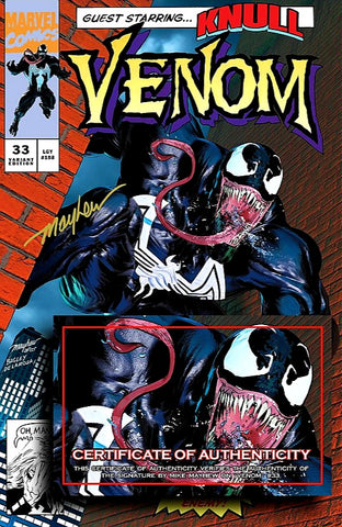 Venom #33 - Mike Mayhew EXCLUSIVE (Signed with COA)