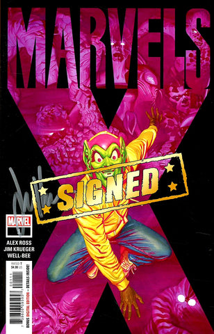 MARVELS X #1 - Alex Ross cover (SIGNED by Jim Kreuger)