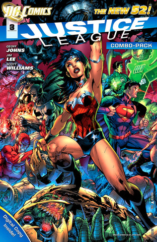 Justice League (2011) #3 - COMBO PACK VARIANT