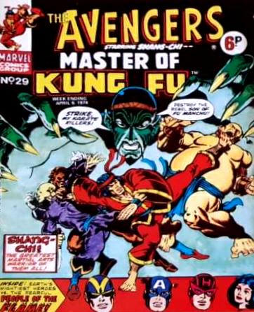 Avengers (MARVEL UK) #29 - 1st Shang-Chi