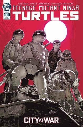 Teenage Mutant Ninja Turtles (TMNT) #100 1:10 Santolouco Variant