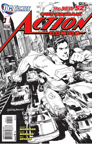 Action Comics #1 (2011) - ULTRA RARE 1:200 Sketch Variant