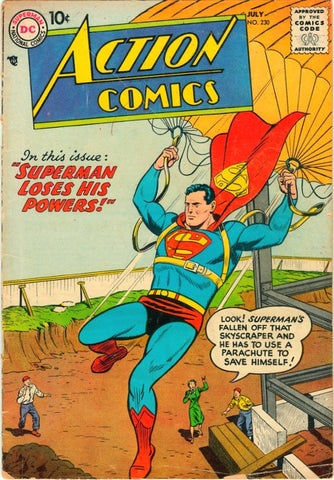 Action Comics (Vol. 1) #230 - Superman loses powers