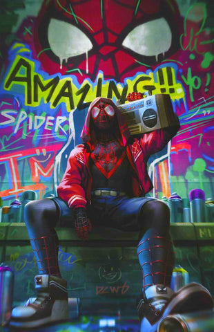Miles Morales: Spider-Man #35 - Derrick Chew Virgin Variant (Ltd. to 1000)