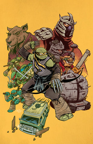 Teenage Mutant Ninja Turtles (TMNT) #100 Woodall JETPACK EXCLUSIVE Virgin Variant
