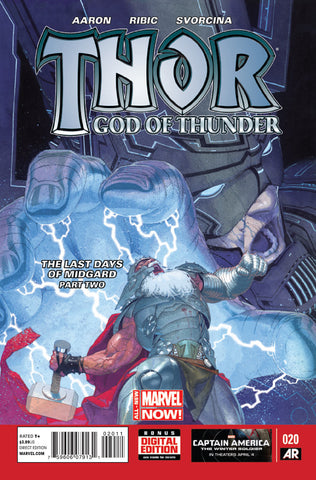 Thor: God Of Thunder #20 - 1st Full appearance of Old Galactus
