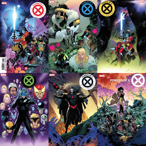 Powers Of X - #1-6 FULL RUN (All 1st Printings)