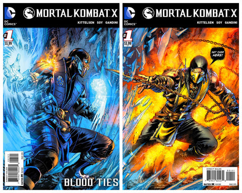 Mortal Kombat X #1 - Connecting Variant Set