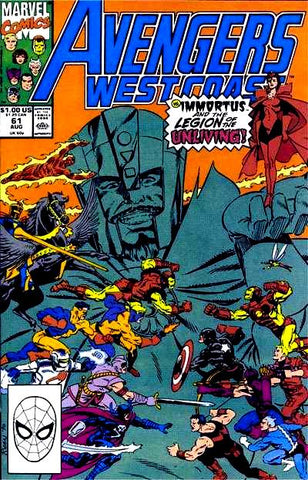 Avengers West Coast #61 - Origin of Immortus